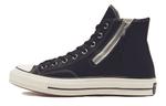 Кеды Chuck 70 Converse Side Zip High 'Black Egret' - фото