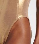 Боди без бретелек Norma Kamali, золотой - фото 6