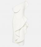 Платье миди Bridal Rhythm с оборками Maticevski, белый - фото