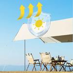 Шикарный навес Hodtown, шестиугольный навес, уличный зонт, пляжная непромокаемая палатка для кемпинга HDW1523 - фото 5