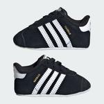 Обувь для кроватки Gazelle Adidas, цвет Core Black/Cloud White/Cloud White - фото 7