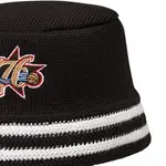 Mitchell Ness Хлопковая шляпа-ведро унисекс черная, Black - фото 3