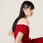 Металлические заколки для волос MIU MIU, серый - фото 2