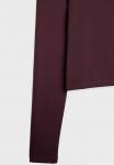Топ Stradivarius Long sleeved top, Dark Red - фото 8