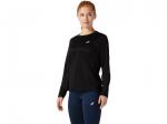 Топ (WMNS) ASICS Silver Long Sleeve Top 'Performance Black' - фото 2
