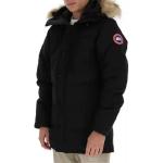 Парка с капюшоном и меховой отделкой Carson Canada Goose, черный - фото 7