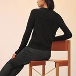 Свитер классический Hermes женский, черный - фото 3