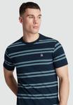 Футболка с принтом MULTI STRIPE Original Penguin, темно-синий - фото 4