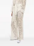 Брюки широкого кроя DOLCE & GABBANA, белый - фото 3