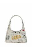 Сумка Desigual MEDIUM WITH LETTERING, White - фото