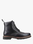 Loch Leather Brogue Country ботинки до щиколотки Hunter, Black - фото