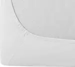 Простыня на резинке белая 180 х 200 см TEXTILOMANIE - фото 4