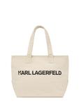 Karl Lagerfeld Шоппер в бежевом цвете - фото