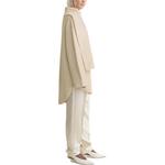 Свитер с прикрепленным шарфом TOTEME, Экрю - фото 5