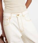 Джинсы Le de-Nîmes Large широкого кроя Jacquemus, Off-White/Tabac - фото 4