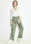 Брюки WIDE LEG Cecil, зеленый - фото