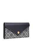 Кошелек T Monogram Tory Burch, синий - фото 2