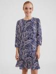 Платье Petite Lilith с абстрактным принтом Hobbs, Navy/Multi - фото 4
