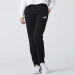 Брюки essentials sweatpants 'black white' Puma, черный - фото 4