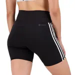 Леггинсы adidas Essentials 3 Stripes High-Waisted short, черный - фото 5