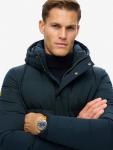 Куртка пуховик с капюшоном Everest Short Superdry, Eclipse Navy - фото 4