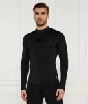 Лонгслив slim fit Ea7, черный - фото