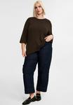 Топ XLNT by Kappahl Long sleeved top, Dark Brown - фото 2