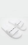 PrettyLittleThing Белые шлепанцы - фото 4