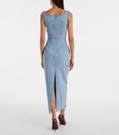 Джинсовое платье миди Magda Butrym, светло-синий - фото 3