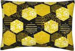 Pevtufa Подушка с геометрическим узором и принтом пчелы Geometric Pattern With Bee - фото 9