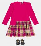 Кожаные балетки с бантом Il Gufo, синий - фото 2