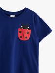 Детская футболка Ladybird Pocket Lindex, Dark Blue - фото 6