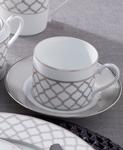 Набор из 4 чашек Вечный дворец, 8,5 унций (240 мл) Noritake, White And Platinum - фото 2