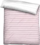 Двусторонний пододеяльник Biberna "Mix & Match 200х200 см, розовый - фото