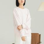 Свитшот женский розовый New Balance - фото 3