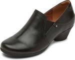 Cobb Hill Laurel V Shootie Women's Slip On, Black Leather - фото
