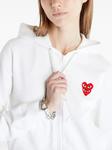 Comme Des Garçons Play худи Double Heart, белый - фото 3