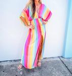 Харлекин макси платье в мульти Z&L EUROPE - фото