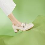 Лоферы женские Harson, хаки - фото 16