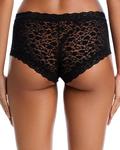 Леопардовое кружевное белье-шорты Hanky Panky, черный - фото 2