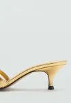 Мулы Mango, Gold-Coloured - фото 4