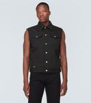 Джинсовая жилетка Prada, черный - фото 3