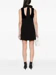 Платье мини Quant с бантом Staud, черный - фото 2