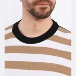 Свитер обычного кроя с подсолнухом Boss, коричневый - фото 3