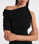 Драпированное джемпер-миниплатье Jacquemus, черный - фото 4