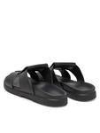Мюли Lug Sandal Double T Lth HM0HM01734 Calvin Klein, черный - фото 3