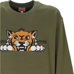 Свитшот Happy Tiger KENZO, зеленый - фото 4