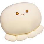 Плюшевая кукла осьминог супер софт 35 см Happy Fish, Ecru-Blinking - фото 2