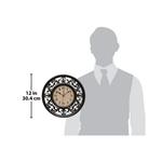 Круглые настенные часы Infinity Instruments Sofia, коричневый - фото 5