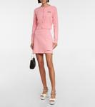 Мини-юбка из букле Miu Miu, Petalo - фото 2